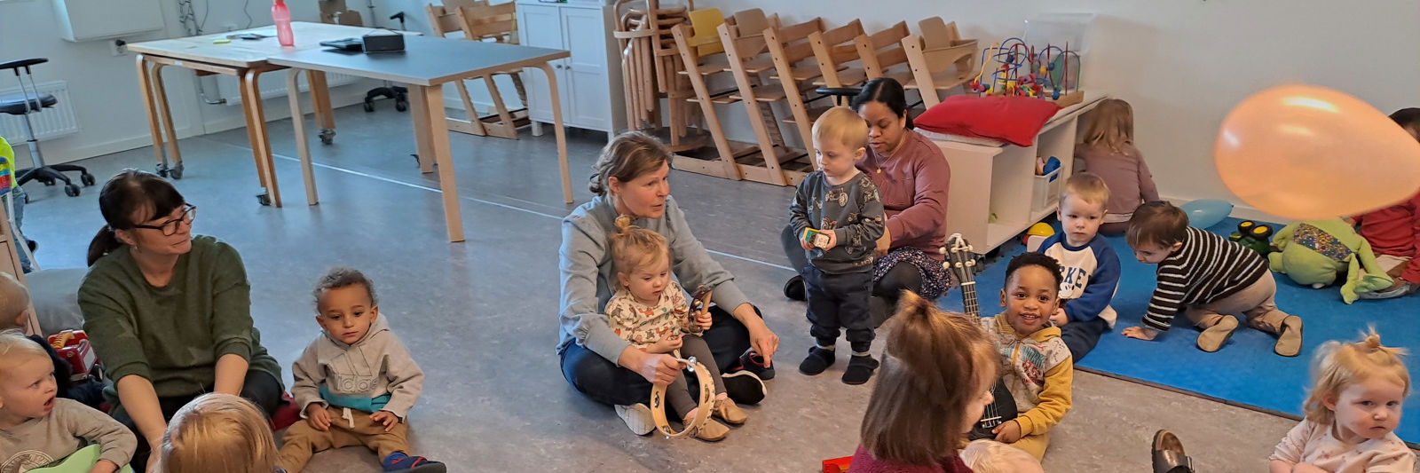 Børn i Børnehuset Elmehaven