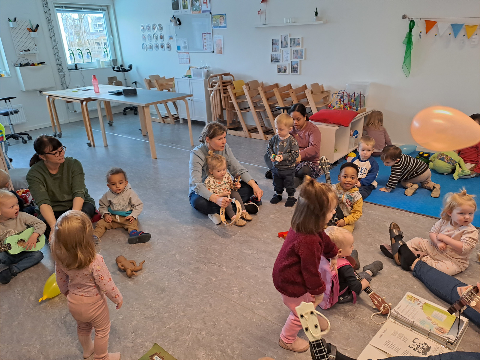 Børn i Børnehuset Elmehaven